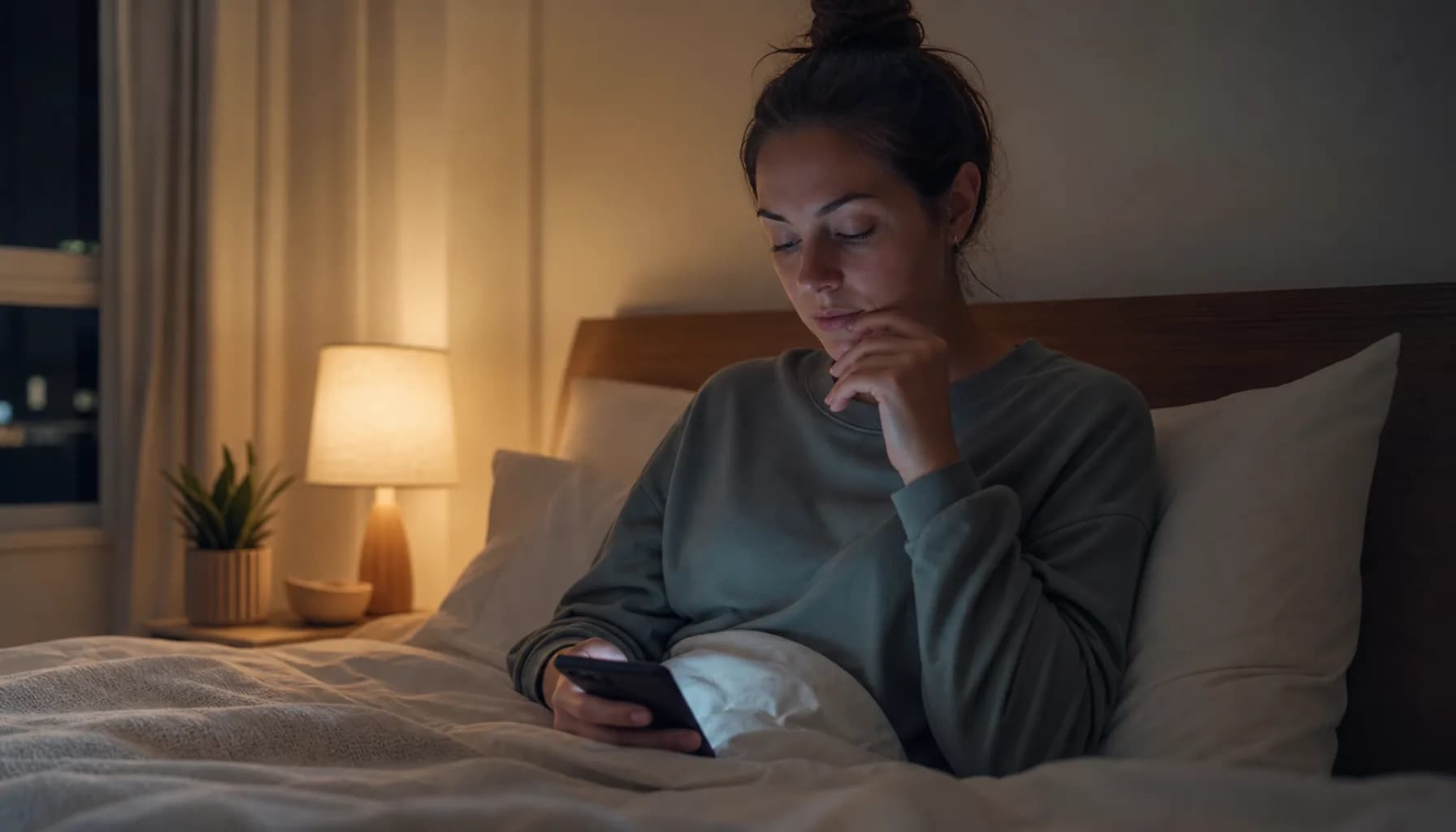Bedtime Hand-to-Face Habits When You Are Tired or Scrolling