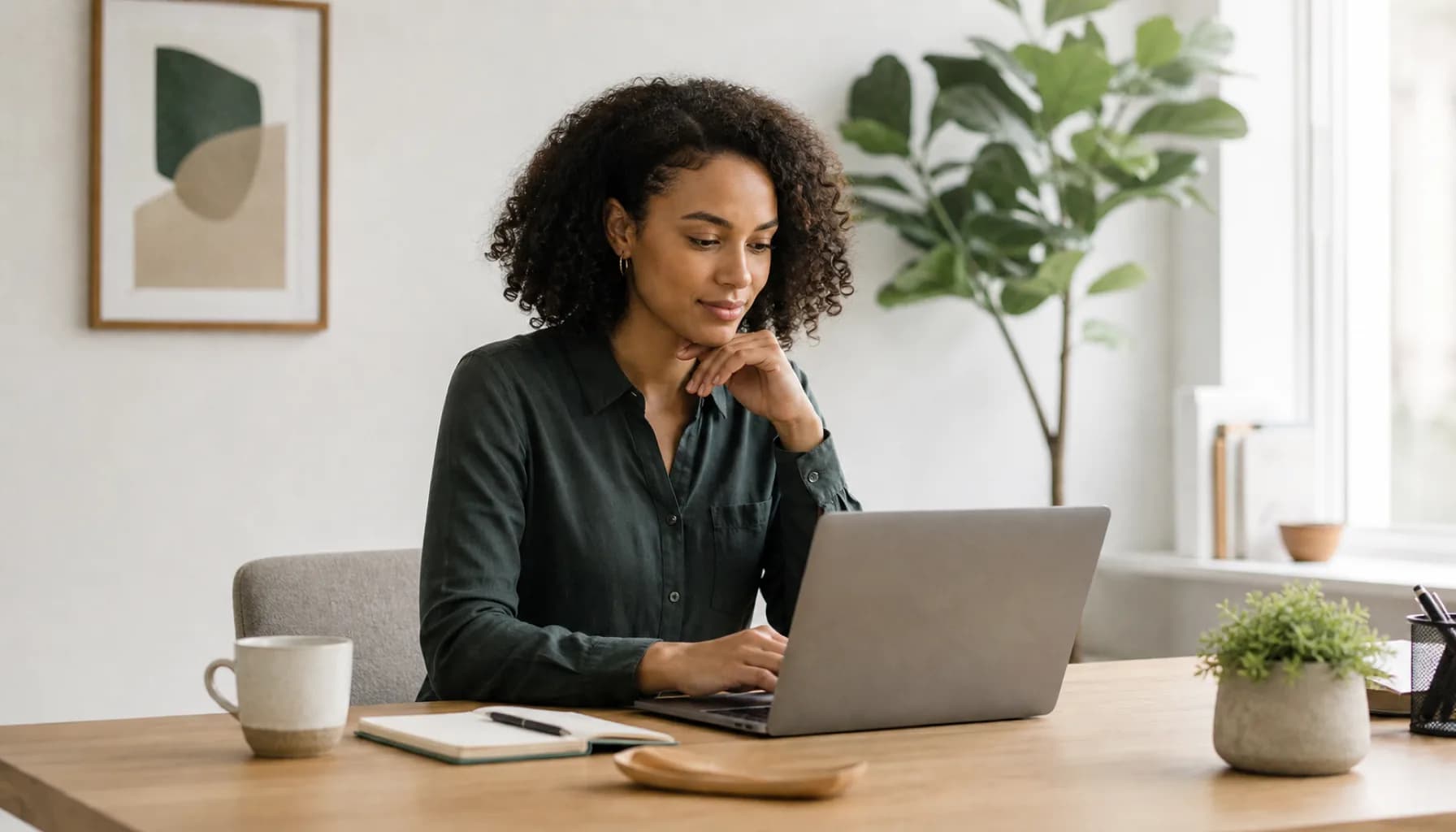 How to Stop Resting Your Chin on Your Hand While Working