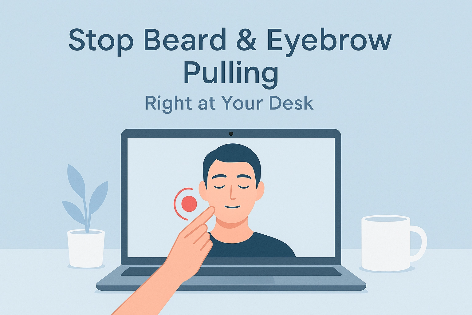 How to Stop Pulling Your Beard and Eyebrow Hair: Managing Facial Hair Pulling at Work